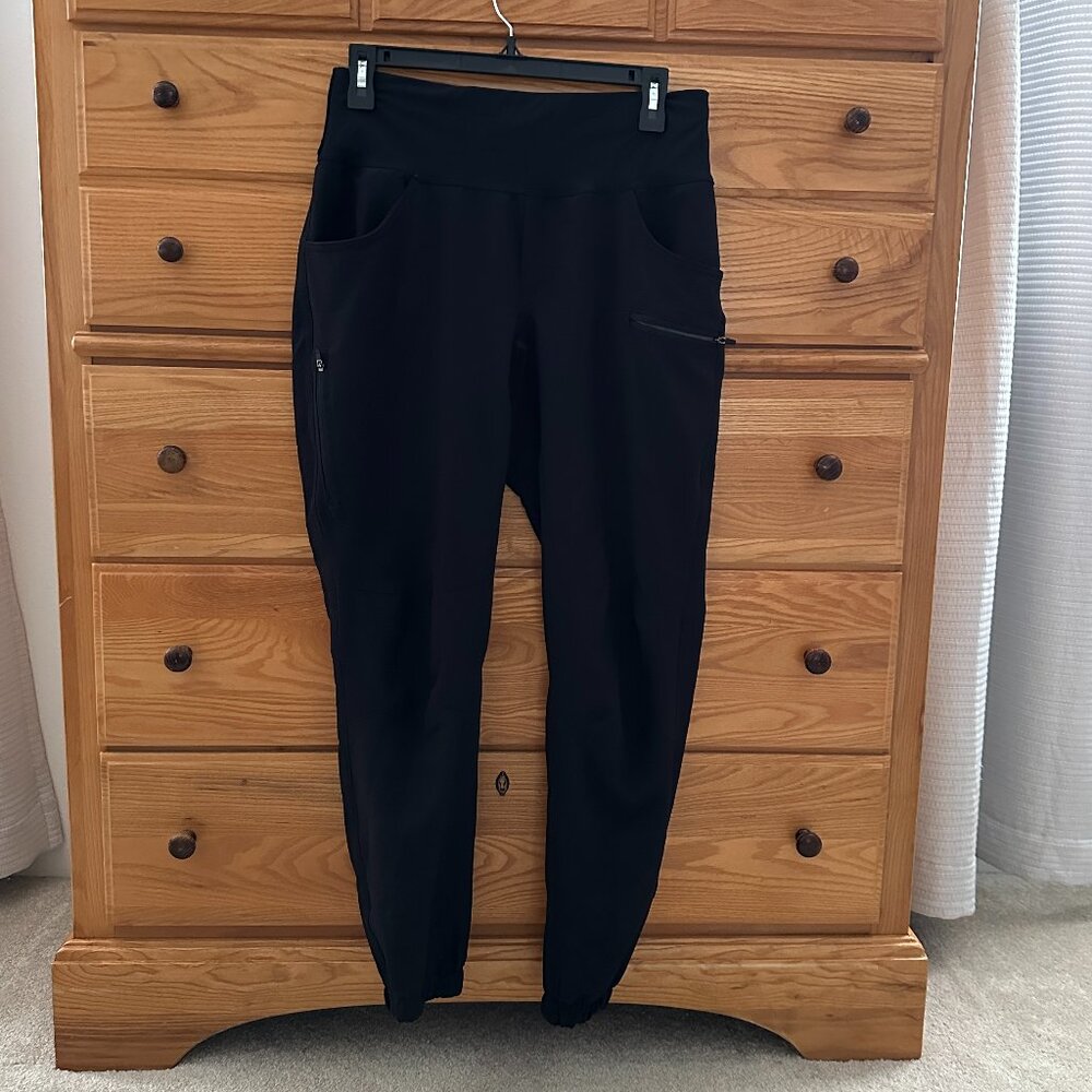 🚲❤️ Shredly Limitless Stretch Waistband High-Rise Pant Black (Noir) Size 8 EUC